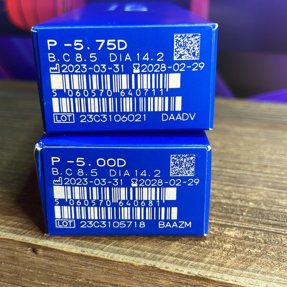 Waldo Hydra Boost Daily Lenses P-5. 75D B.C 8.5 DIA 14.2 exp date 02/2028. 60 L - Picture 3 of 11